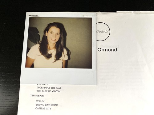 Julia ormond casting polaroid - julia,