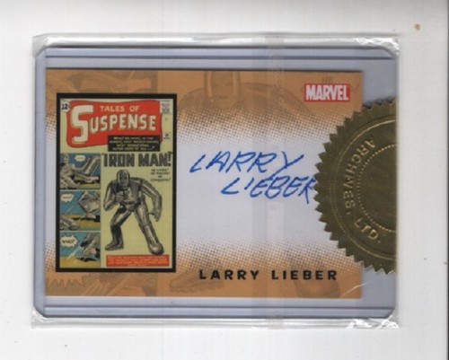 Carta autografa iron man larry - carta,