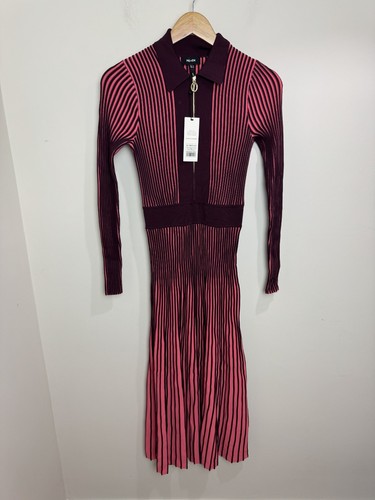 Maxi abito maglia con - maxi,