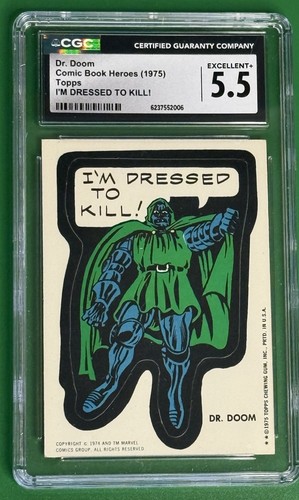 1975 topps marvel - topps, dr