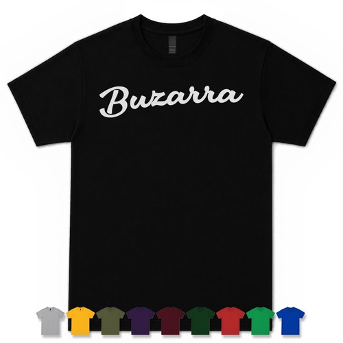 Maglietta buzarra retro script - buzarra,